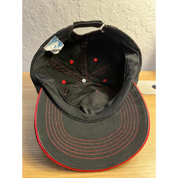 Minnie Mouse Disney Red Bling Baseball Hat Cap Black Adjustable Excellent - Picture 9 of 12